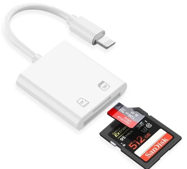 מתאם iPhone לכרטיסי זיכרון דגם JH-0517