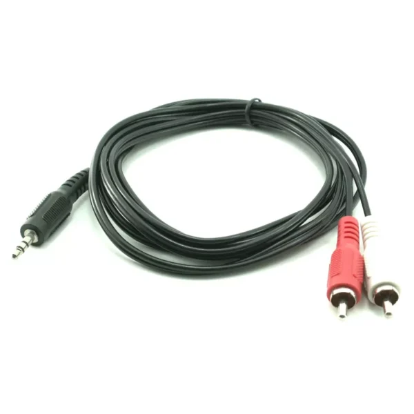 כבל אודיו Aux To 2RCA באורך 1.8 מטר