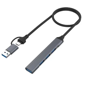 מפצל USB עם 4 כניסות מחיבור Type-C/USB דגם UCA9701