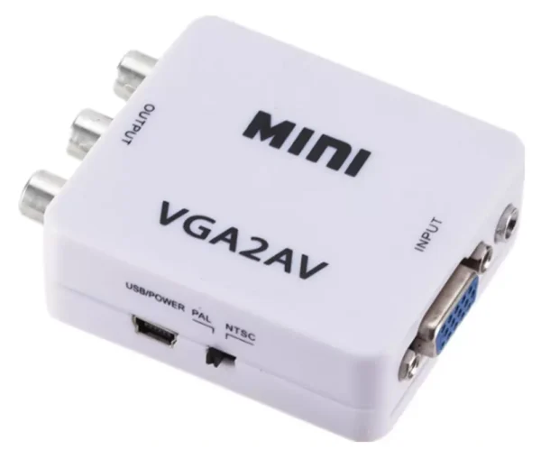 ממיר מתאם מכניסת VGA לכניסת RCA