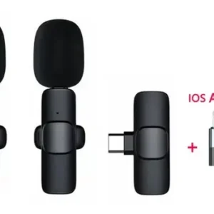 זוג מיקרופונים Dash אלחוטיים דגם K9 לחיבור Type-C/iPhone