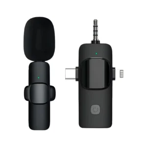 מיקרופון Dash אלחוטי דגם K15 לחיבור Aux/Type-C/iPhone