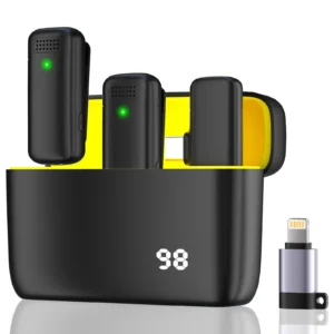זוג מיקרופונים Dash אלחוטיים דגם K10 לחיבור Type-C/iPhone